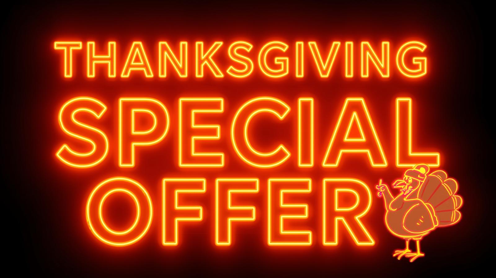 Sunday Thanksgiving Special Offer 1